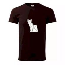 Origami kočka z boku