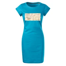 Mapa Báňské dráhy z Moravské Ostravy do Doubravy