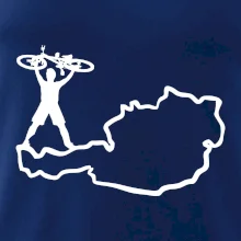 Cyklista - Mapa Rakouska