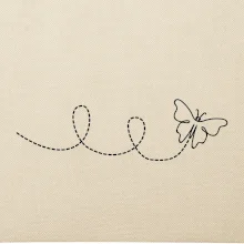 Dráha letu motýla - smyčka