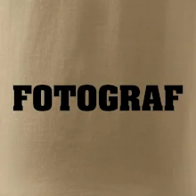 Novinář nápis - Fotograf