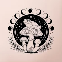 Goblincore fáze měsíce