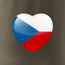 České srdce - vlajka