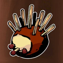 Kaštanový ježeček - prso