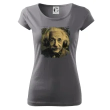 Albert se sluchátky