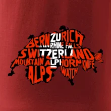Mapy - názvy měst - Švýcarsko