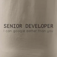 Senior developer google better than you