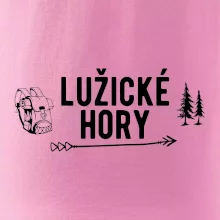 Lužické hory nápis