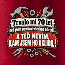 Trvalo mi  70 let, než jsem posbíral všechno nářadí