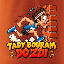 Maratonec tady bourám do zdi