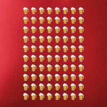 Narozeniny - 80x pivo