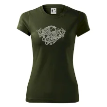 Steampunk srdce kreslené