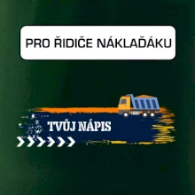 Stavba - vlastní nápis - náklaďák