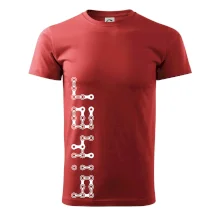 Biker nápis na výšku řetěz