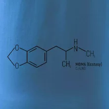 Molekulární struktura MDMA Extáze