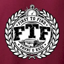 FTF první u keše vítězný odznak