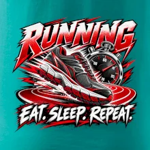 Běžecká bota se stopkami eat sleep repeat
