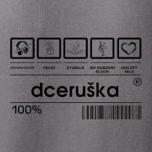 Čárový kód - Dceruška Čárový kód - Dceruška