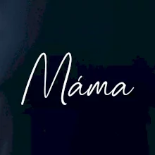 Nápis psací na prsou - máma