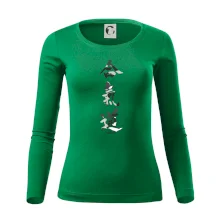 Aikidó maskáčový nápis