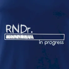 In progress titul RNDr. doktor / doktorka přírodních věd