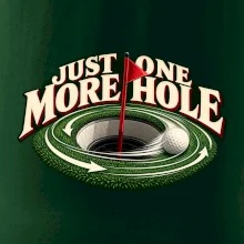 Just one more hole golfový green