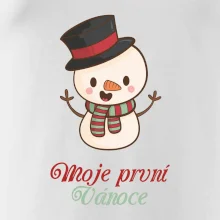 Moje první Vánoce sněhulák
