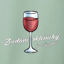 Zvedání skleničky je můj sport