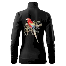 Papoušek na listnatém stromě