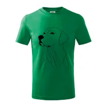 Labrador černá kresba