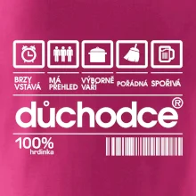 Čárový kód důchodce