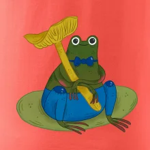 Žába s houbou  (studio-arte.cz)