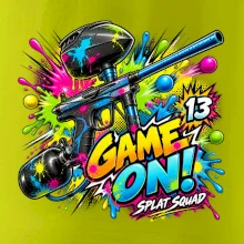 Barevná exploze game on paintball