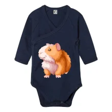 Morče - kreslené, bílo oranžové