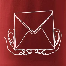 Obálka pošták jedním tahem