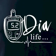 D I A Life - kreslený glukometr D I A Life - kreslený glukometr