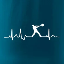 EKG hod kladivem muž