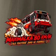 Maximálka 80 km h jako ve formuli 1