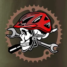 Lebka biker opravář