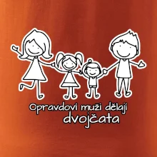 Opravdoví muži dělají dvojčata - holka kluk