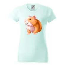 Morče - kreslené, bílo oranžové