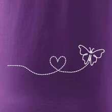 Dráha letu motýla - srdce