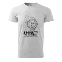 Bezpečnostní zastávka 3 minuty v 5 metrech s potápěčskými hodinkami