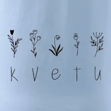Kvetu - Nápis s květinami Kvetu - Nápis s květinami