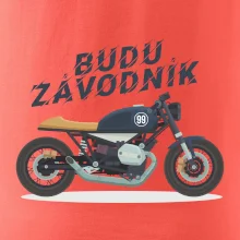 Budu závodník  modrý cafe racer