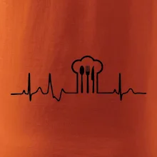 EKG kuchař čepice a příbory