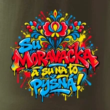 Streetart - Su Moravačka a su na to pyšná!