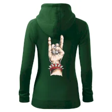 Rocková ruka s náramkem