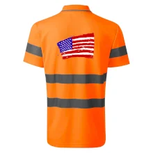 Americká vlajka ohnutá Americká vlajka ohnutá