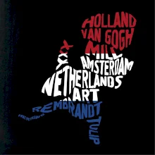 Mapy - názvy měst - Nizozemí